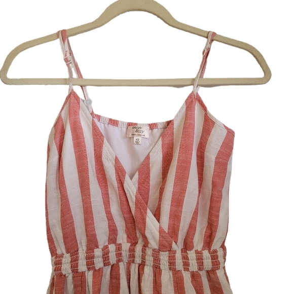 Dizzy Lizzy Romper XS Stripe Sleeveless V-Neck - Picture 2 of 5